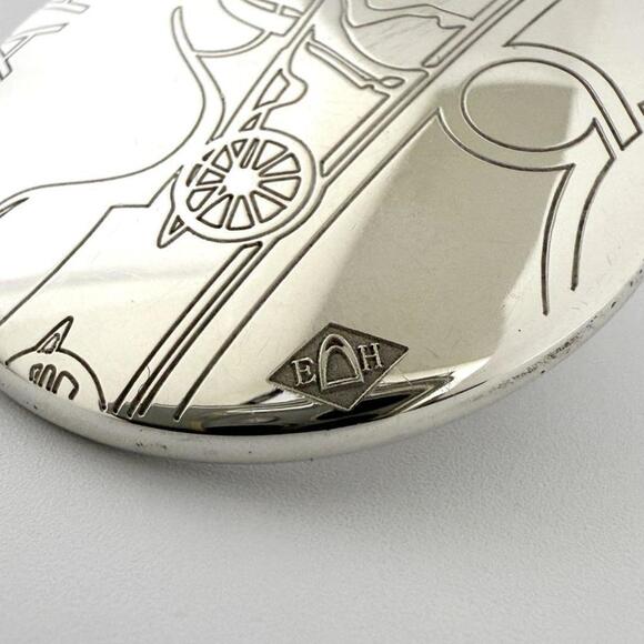 HERMES Vintage Silver Brooch - Picture 9 of 10